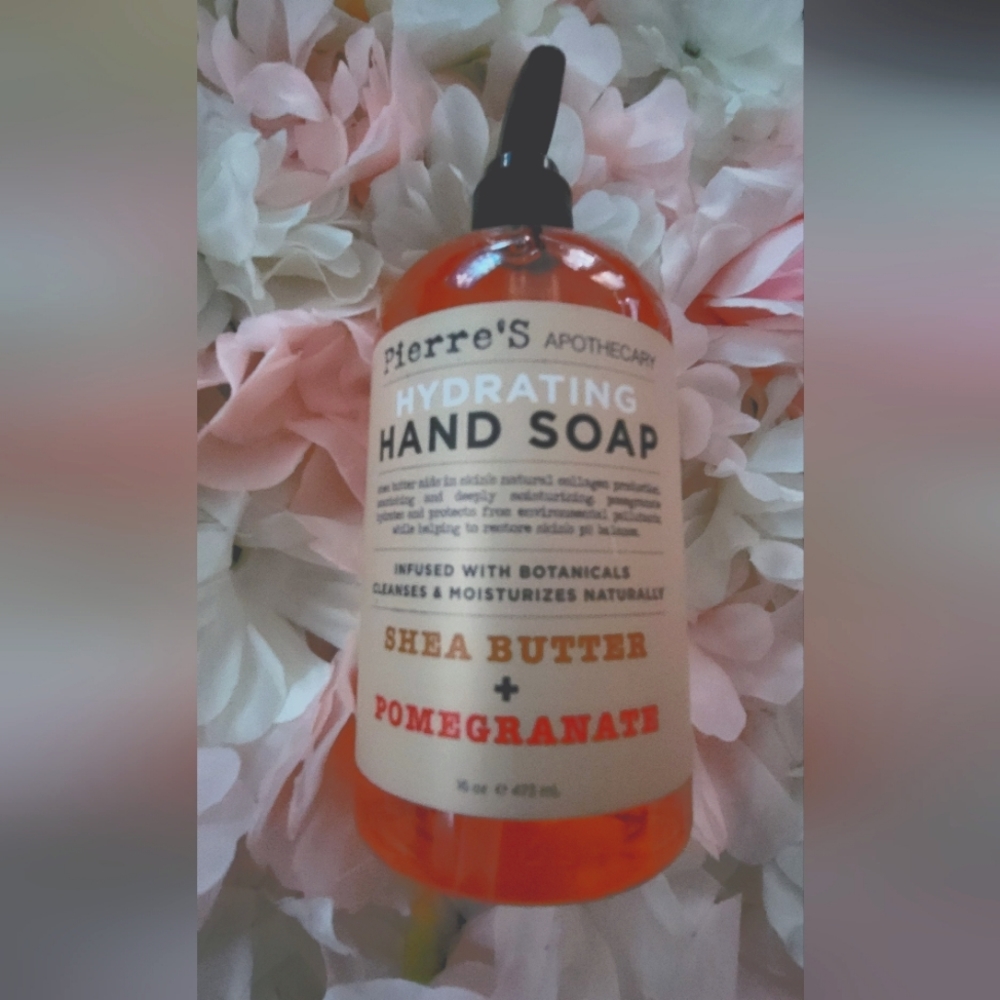 Pierre's Apothecary Pomegranate Hydrating Hand Soap With Shea Butter